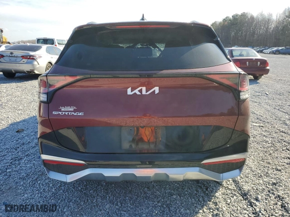 2023 Kia Sportage SX with VIN 5XYK43AF2PG102552, listed as a Copart auction lot 47005655 with 91,001 mi miles and Salvage Title. Bid and sale history available at carsss.com. Image 6.