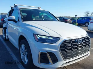 2023 Audi Q5 S line Premium with VIN WA1GAAFY1P2017705, listed as a IAAI auction lot 41747421 with 14,966 mi miles. Bid and sale history available at carsss.com. Image 1.