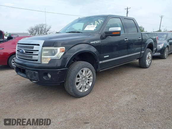 2013 Ford F-150 XL with VIN 1FTFW1ET5DFA73563, listed as a IAAI auction lot 42124436 with 239,667 mi miles. Bid and sale history available at carsss.com. Image 18.
