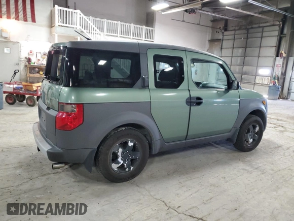 2003 Honda Element EX z VIN 5J6YH28573L035686, wystawiony jako Copart lot #55678465 z przebiegiem 105 585 mil mil oraz Szkoda całkowita • Salvage title. Historia ofert i sprzedaży dostępna na DreamBid. Obrazek 3.