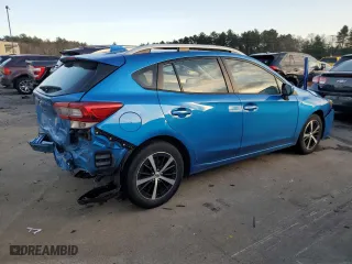 2022 Subaru Impreza Premium with VIN 4S3GTAV65N3717203, listed as a Copart auction lot 85024584 with 61,075 mi miles and Salvage Title. Bid and sale history available at carsss.com. Image 3.