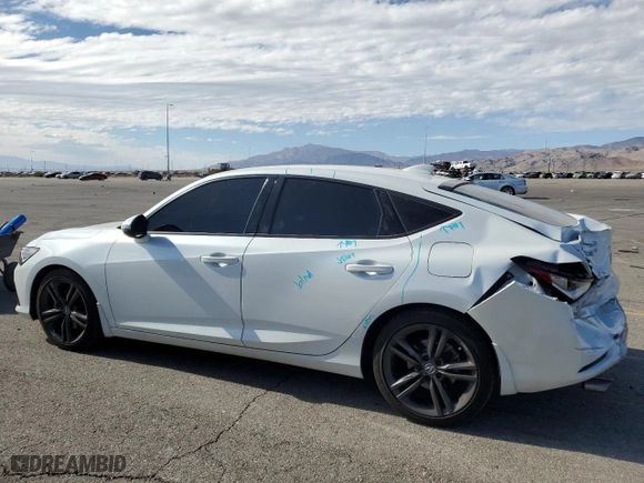 2023 Acura Integra w/A-Spec Technology Package with VIN 19UDE4H62PA017729, listed as a Copart auction lot 71609764 with 25,271 mi miles and Salvage Title. Bid and sale history available at carsss.com. Image 2.