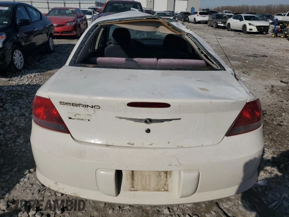 2005 Chrysler Sebring with VIN 1C3EL46X65N692059, listed as a Copart auction lot 82400684 with Not provided miles and Salvage title. Bid and sale history available at DreamBid. Image 6.