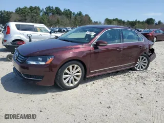 2012 Volkswagen Passat SEL with VIN 1VWCP7A39CC037607, listed as a Copart auction lot 53286565 with 155,339 mi miles and Clean Title. Bid and sale history available at carsss.com. Image 1.
