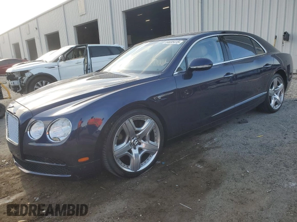 2014 Bentley Flying Spur with VIN SCBEC9ZA9EC096538, listed as a Copart auction lot 54035415 with 46,346 mi miles and Salvage Title. Bid and sale history available at DreamBid. Image 1.