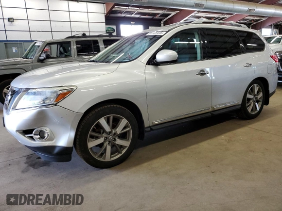 2014 Nissan Pathfinder S with VIN 5N1AR2MM4EC687777, listed as a Copart auction lot 61785445 with 137,891 mi miles and Clean title. Bid and sale history available at DreamBid. Image 1.