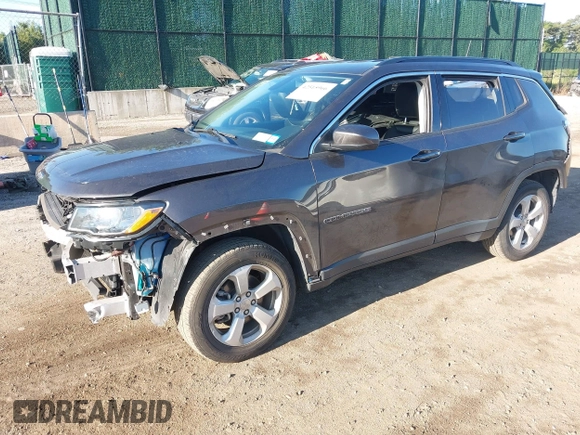 2018 Jeep Compass Latitude z VIN 3C4NJDBB7JT400246, wystawiony jako IAAI lot #42515966 z przebiegiem 39 094 mil mil oraz . Historia ofert i sprzedaży dostępna na DreamBid. Obrazek 2.