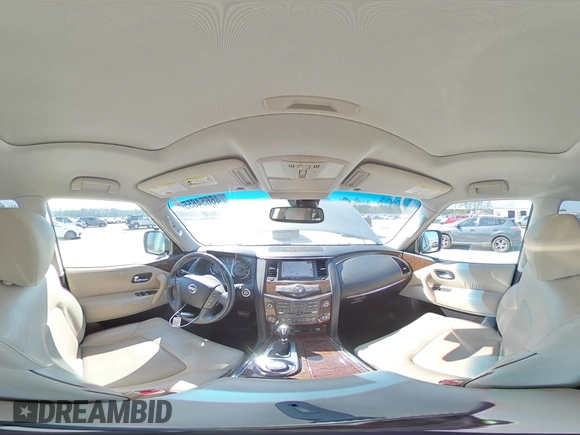 2017 Nissan Armada Platinum with VIN JN8AY2NE2H9707853, listed as a Copart auction lot 46654655 with 69,106 mi miles and Clean Title. Bid and sale history available at carsss.com. Image 13.