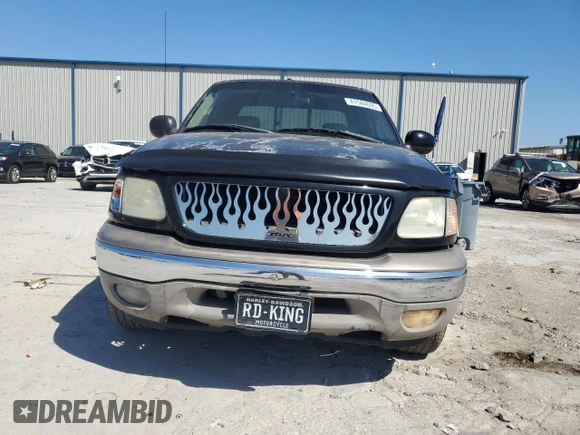 2001 Ford F-150 XL with VIN 2FTRX07L51CB03640, listed as a Copart auction lot 47584695 with 127,273 mi miles and Salvage Title. Bid and sale history available at carsss.com. Image 5.