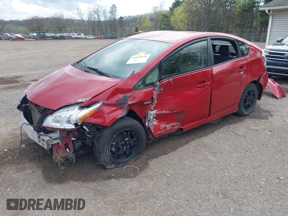 2012 Toyota Prius One with VIN JTDKN3DU0C1520187, listed as a IAAI auction lot 42070196 with 191,023 mi miles. Bid and sale history available at carsss.com. Image 2.