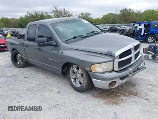 2005 Dodge 1500 SLT with VIN 1D7HU18D75S174928, listed as a IAAI auction lot 41947005 with 217,088 mi miles. Bid and sale history available at carsss.com. Image 1.
