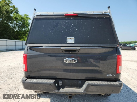 2017 Ford F-150 XL with VIN 1FTFW1EG4HKE01636, listed as a Copart auction lot 60348655 with 120,533 mi miles and Salvage title. Bid and sale history available at DreamBid. Image 6.