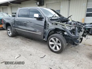 2020 Ram 1500 Limited with VIN 1C6SRFHT0LN104647, listed as a Copart auction lot 69088784 with 37,119 mi miles and Salvage title. Bid and sale history available at DreamBid. Image 4.