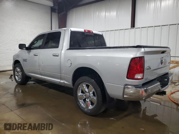 2018 Ram 1500 Big Horn z VIN 3C6RR7LG7JG240889, wystawiony jako Copart lot #57627555 z przebiegiem 74 541 mil mil oraz Szkoda całkowita • Salvage title. Historia ofert i sprzedaży dostępna na DreamBid. Obrazek 2.