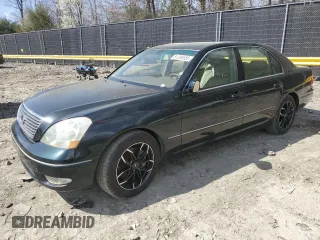 2001 Lexus LS 430 with VIN JTHBN30FX10017193, listed as a Copart auction lot 51249555 with 280,238 mi miles and Clean Title. Bid and sale history available at carsss.com. Image 1.