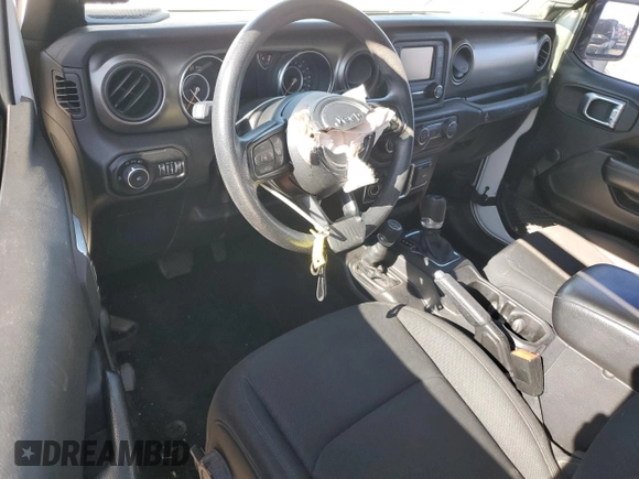 2020 Jeep Wrangler Sport S с VIN 1C4GJXAG4LW140067, выставлен на аукционе Copart как лот 89398295 с пробегом 34 651 миль миль и Списание • Salvage title. История ставок и продаж доступна на DreamBid. Изображение 8.