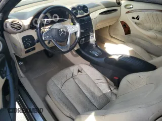 2009 Mercedes-Benz CLK 550 with VIN WDBTJ72H69F266105, listed as a Copart auction lot 79723224 with 114,840 mi miles and Salvage Title. Bid and sale history available at DreamBid. Image 8.