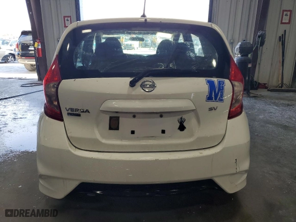 2017 Nissan Versa Note SV with VIN 3N1CE2CP4HL361879, listed as a Copart auction lot 42717115 with 107,342 mi miles and Salvage Title. Bid and sale history available at carsss.com. Image 6.