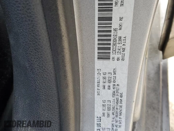 2016 Chrysler 200 S with VIN 1C3CCCBG3GN161105, listed as a Copart auction lot 47258675 with 188,367 mi miles and Salvage Title. Bid and sale history available at carsss.com. Image 14.