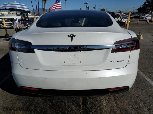 2021 Tesla Model S Long Range Plus with VIN 5YJSA1E27MF427415, listed as a Copart auction lot 88558815 with 50,050 mi miles and Salvage Title. Bid and sale history available at carsss.com. Image 6.