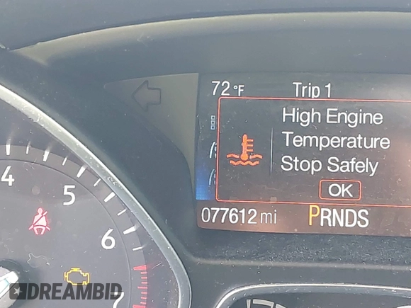 2019 Ford Escape SE with VIN 1FMCU9GD7KUB44070, listed as a IAAI auction lot 41801706 with 77,612 mi miles. Bid and sale history available at carsss.com. Image 15.