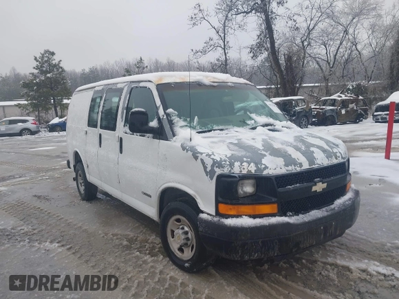 2003 Chevrolet Express Cargo with VIN 1GCGG25U931185214, listed as a IAAI auction lot 41523289 with 156,711 mi miles and . Bid and sale history available at DreamBid. Image 6.