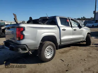 2024 Chevrolet Colorado 2WD Work Truck with VIN 1GCGSBEC4R1226623, listed as a Copart auction lot 46838815 with Not Provided miles and Non Repairable. Bid and sale history available at DreamBid. Image 3.