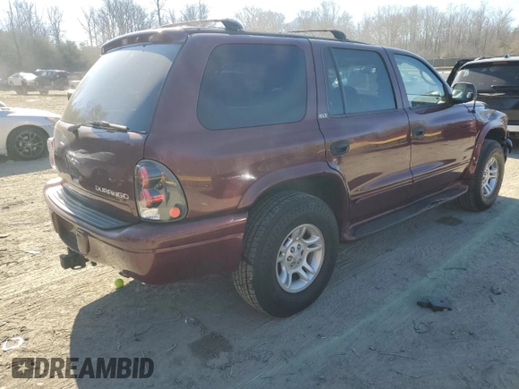 2002 Dodge Durango SLT z VIN 1B4HS48N52F192954, wystawiony jako Copart lot #46457905 z przebiegiem 275 515 mil mil oraz Szkoda całkowita • Salvage title. Historia ofert i sprzedaży dostępna na DreamBid. Obrazek 3.