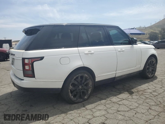 2014 Land Rover Range Rover HSE z VIN SALGS2WF3EA176079, wystawiony jako Copart lot #54985595 z przebiegiem 108 955 mil mil oraz Szkoda całkowita • Salvage title. Historia ofert i sprzedaży dostępna na DreamBid. Obrazek 3.