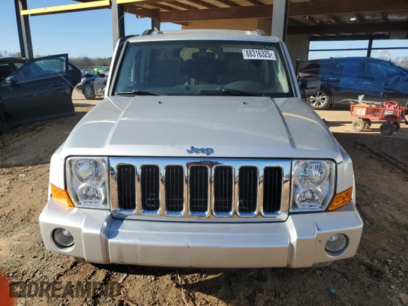 2007 Jeep Commander Sport with VIN 1J8HH48PX7C673254, listed as a Copart auction lot 88316325 with 107,899 mi miles and Salvage Title. Bid and sale history available at carsss.com. Image 5.