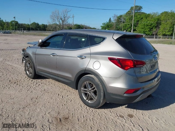 2018 Hyundai Santa Fe Sport 2.4L with VIN 5NMZTDLB4JH095215, listed as a IAAI auction lot 41802286 with 55,193 mi miles. Bid and sale history available at carsss.com. Image 3.