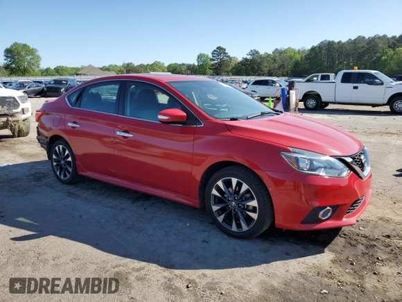 2017 Nissan Sentra SR with VIN 3N1AB7AP1HY351300, listed as a Copart auction lot 52052435 with 86,700 mi miles and Salvage Title. Bid and sale history available at carsss.com. Image 4.
