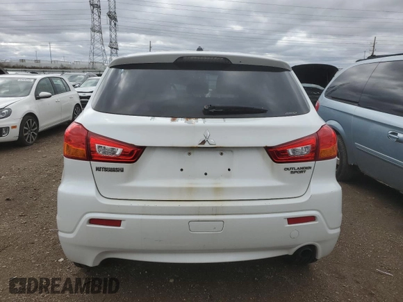 2011 Mitsubishi Outlander Sport SE with VIN JA4AR4AU3BZ020545, listed as a Copart auction lot 53854105 with 175,642 mi miles and Clean Title. Bid and sale history available at carsss.com. Image 6.