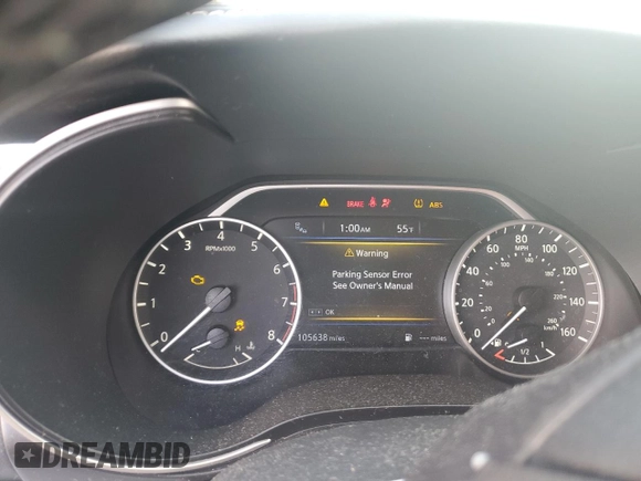 2017 Nissan Maxima SV with VIN 1N4AA6AP8HC426308, listed as a Copart auction lot 49900155 with 105,638 mi miles and Salvage Title. Bid and sale history available at DreamBid. Image 9.