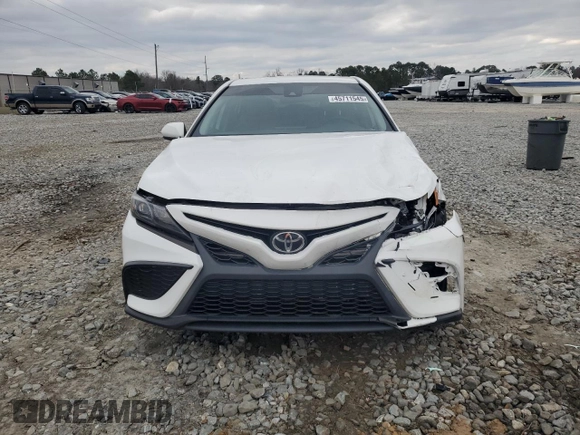 2021 Toyota Camry SE Nightshade with VIN 4T1G11AK8MU517316, listed as a Copart auction lot 45711545 with 107,330 mi miles and Salvage Title. Bid and sale history available at carsss.com. Image 5.