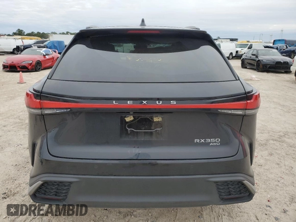2024 Lexus RX with VIN 2T2BAMCA5RC059688, listed as a Copart auction lot 46193365 with 20,061 mi miles and Salvage Title. Bid and sale history available at carsss.com. Image 6.
