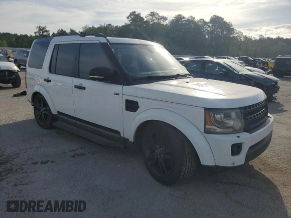 2016 Land Rover LR4 HSE with VIN SALAG2V64GA824329, listed as a Copart auction lot 53760635 with Not Provided miles and Clean Title. Bid and sale history available at DreamBid. Image 4.