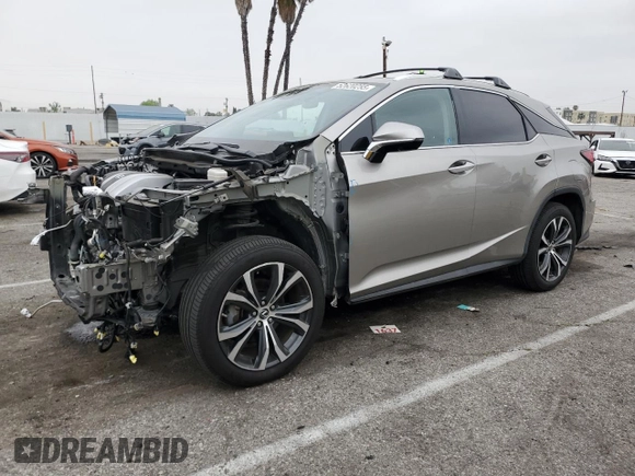 2021 Lexus RX with VIN 2T2HZMAA5MC211306, listed as a Copart auction lot 52620255 with 35,265 mi miles and Salvage Title. Bid and sale history available at carsss.com. Image 1.
