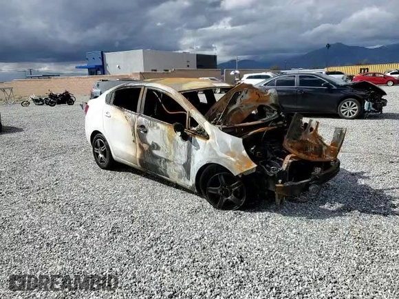 2014 Kia Rio LX with VIN KNADM4A34E6343790, listed as a Copart auction lot 46952313 with Not Provided miles and Non Repairable. Bid and sale history available at DreamBid. Image 10.