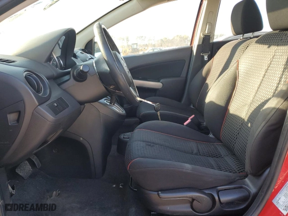 2011 Mazda Mazda2 Touring with VIN JM1DE1HZ5B0121038, listed as a Copart auction lot 89172755 with 0 mi miles and Salvage Title. Bid and sale history available at carsss.com. Image 7.