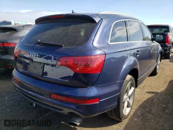 2013 Audi Q7 3.0T S line Prestige with VIN WA1DGAFE9DD013456, listed as a Copart auction lot 62063122 with 109,092 mi miles and Non Repairable. Bid and sale history available at carsss.com. Image 4.
