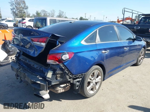 2018 Hyundai Sonata SEL with VIN 5NPE34AF1JH610095, listed as a IAAI auction lot 41692478 with 141,912 mi miles and . Bid and sale history available at carsss.com. Image 4.