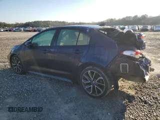 2022 Toyota Corolla SE with VIN JTDS4MCEXNJ081067, listed as a Copart auction lot 47721315 with 81,638 mi miles and Salvage Title. Bid and sale history available at DreamBid. Image 2.