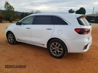 2019 Kia Sorento SX V6 with VIN 5XYPKDA50KG513353, listed as a Copart auction lot 86438044 with 53,397 mi miles and Salvage Title. Bid and sale history available at carsss.com. Image 2.
