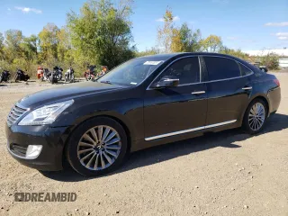 2016 Hyundai Equus Signature with VIN KMHGH4JH0GU101881, listed as a Copart auction lot 75510524 with 128,801 mi miles and Clean Title. Bid and sale history available at DreamBid. Image 1.