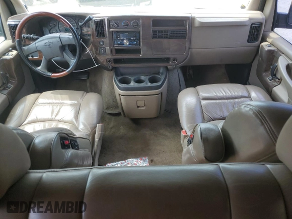 2004 Chevrolet Express Passenger with VIN 1GBFG15T441213195, listed as a Copart auction lot 54150365 with 141,782 mi miles and Clean title. Bid and sale history available at DreamBid. Image 8.