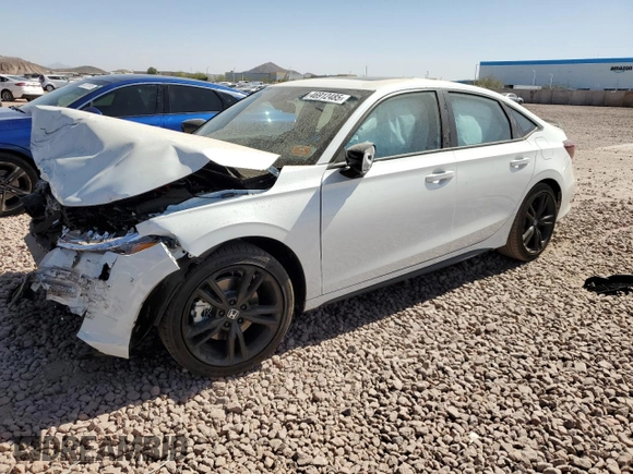 2025 Honda Civic Si with VIN 2HGFE1E52SH475185, listed as a Copart auction lot 46912485 with 117 mi miles and Salvage Title. Bid and sale history available at DreamBid. Image 1.
