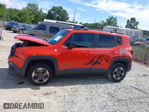 2017 Jeep Renegade Sport with VIN ZACCJAABXHPF61957, listed as a IAAI auction lot 42775922 with 124,571 mi miles and . Bid and sale history available at DreamBid. Image 14.