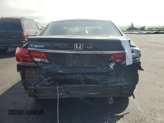 2013 Honda Civic LX with VIN 19XFB2F52DE214133, listed as a Copart auction lot 53840825 with 133,959 mi miles and Salvage Title. Bid and sale history available at DreamBid. Image 6.