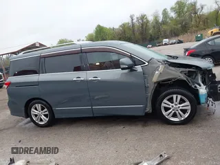2012 Nissan Quest SL with VIN JN8AE2KP0C9043348, listed as a IAAI auction lot 41996448 with 114,667 mi miles and . Bid and sale history available at carsss.com. Image 14.